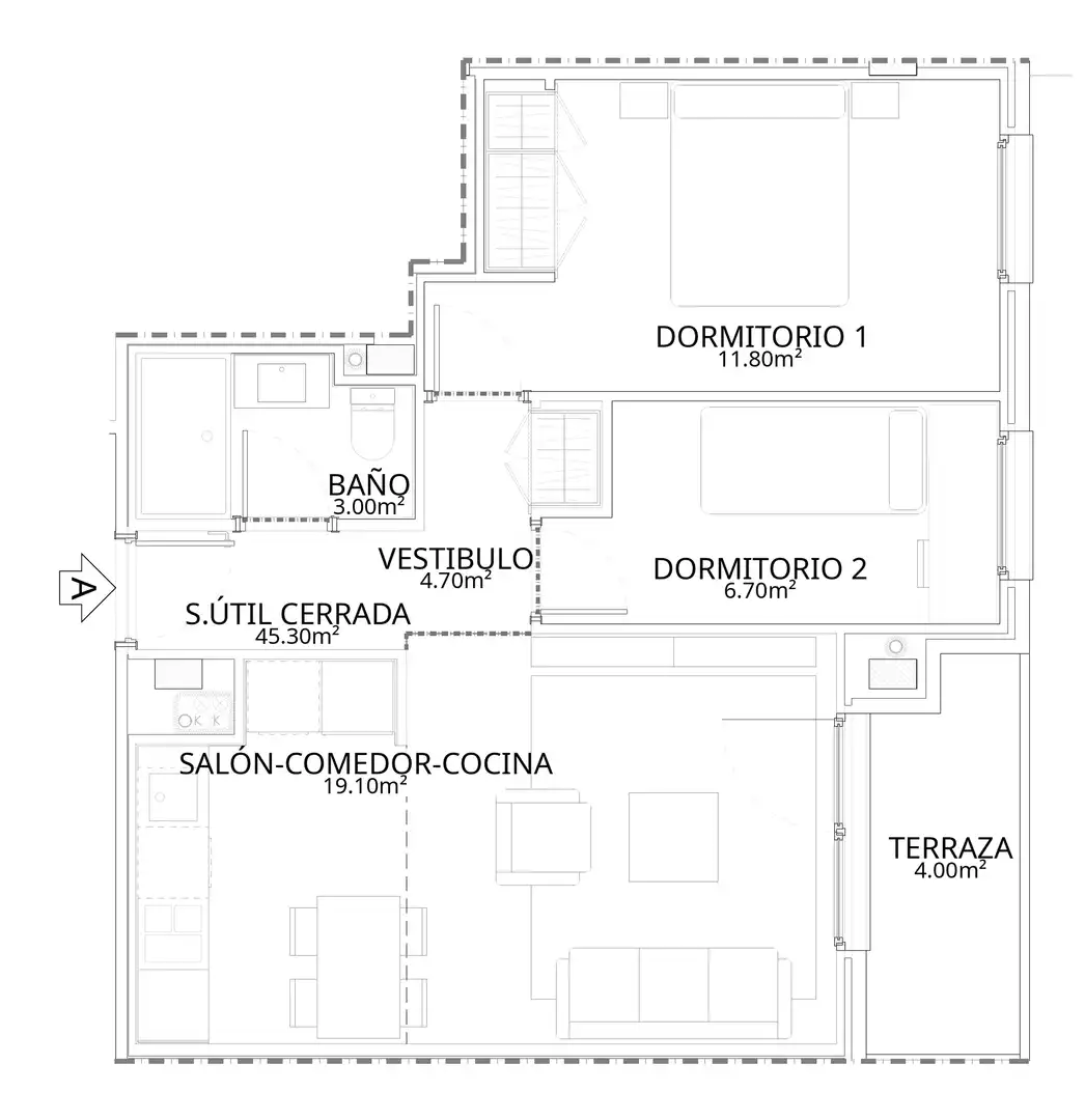 New build Flat with pool for sale in CASTILLA LA MANCHA 4, imagen 2