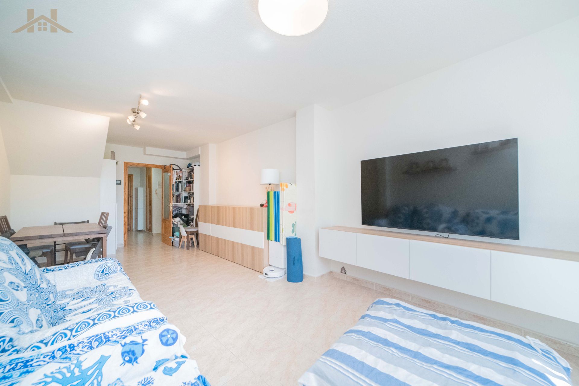 Living room of Flat for sale in Colmenarejo  with Heating, Furnished and Balcony