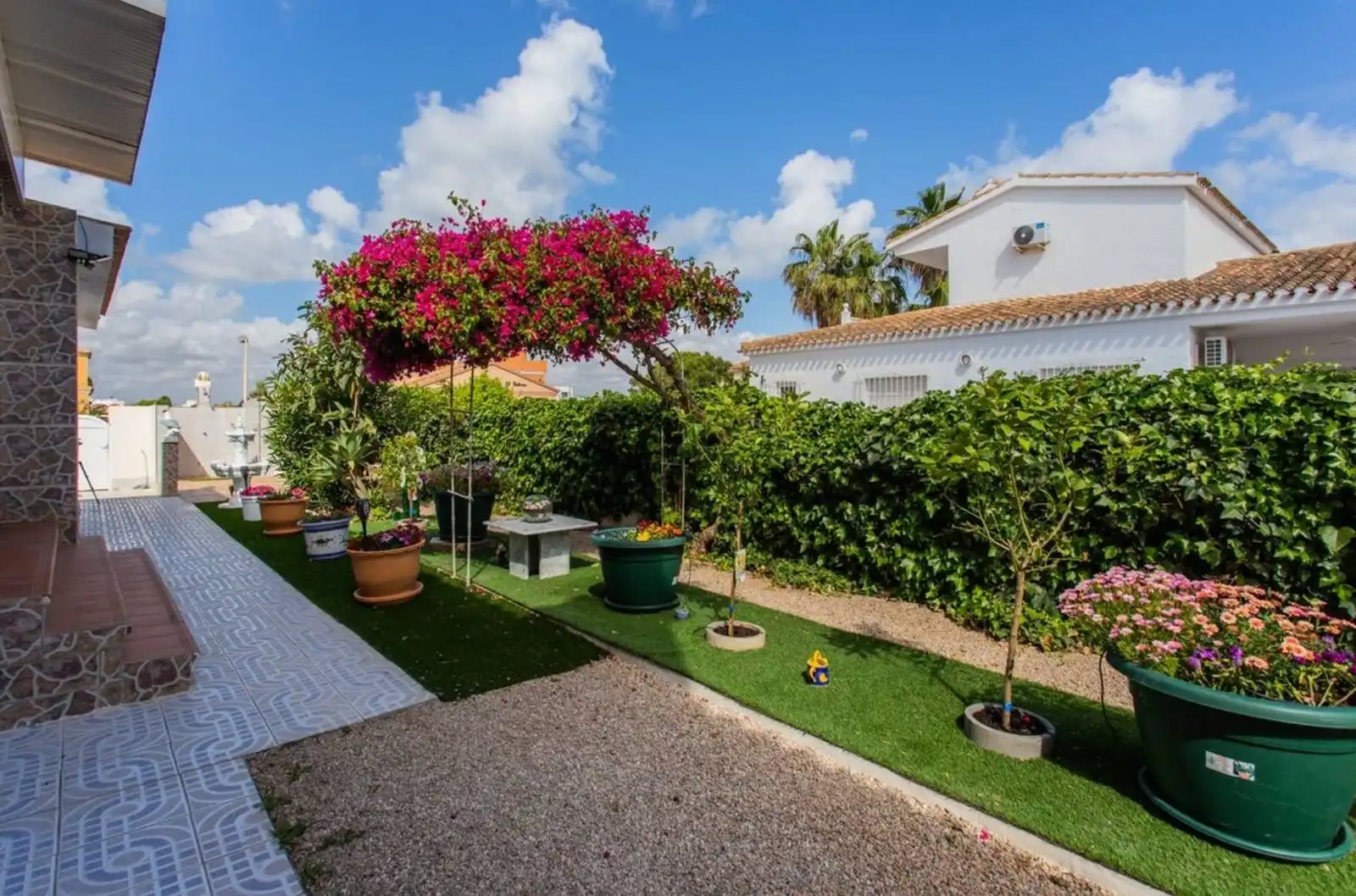 Jardí de Casa o xalet de lloguer en La Manga del Mar Menor amb Aire condicionat, Calefacció i Jardí privat