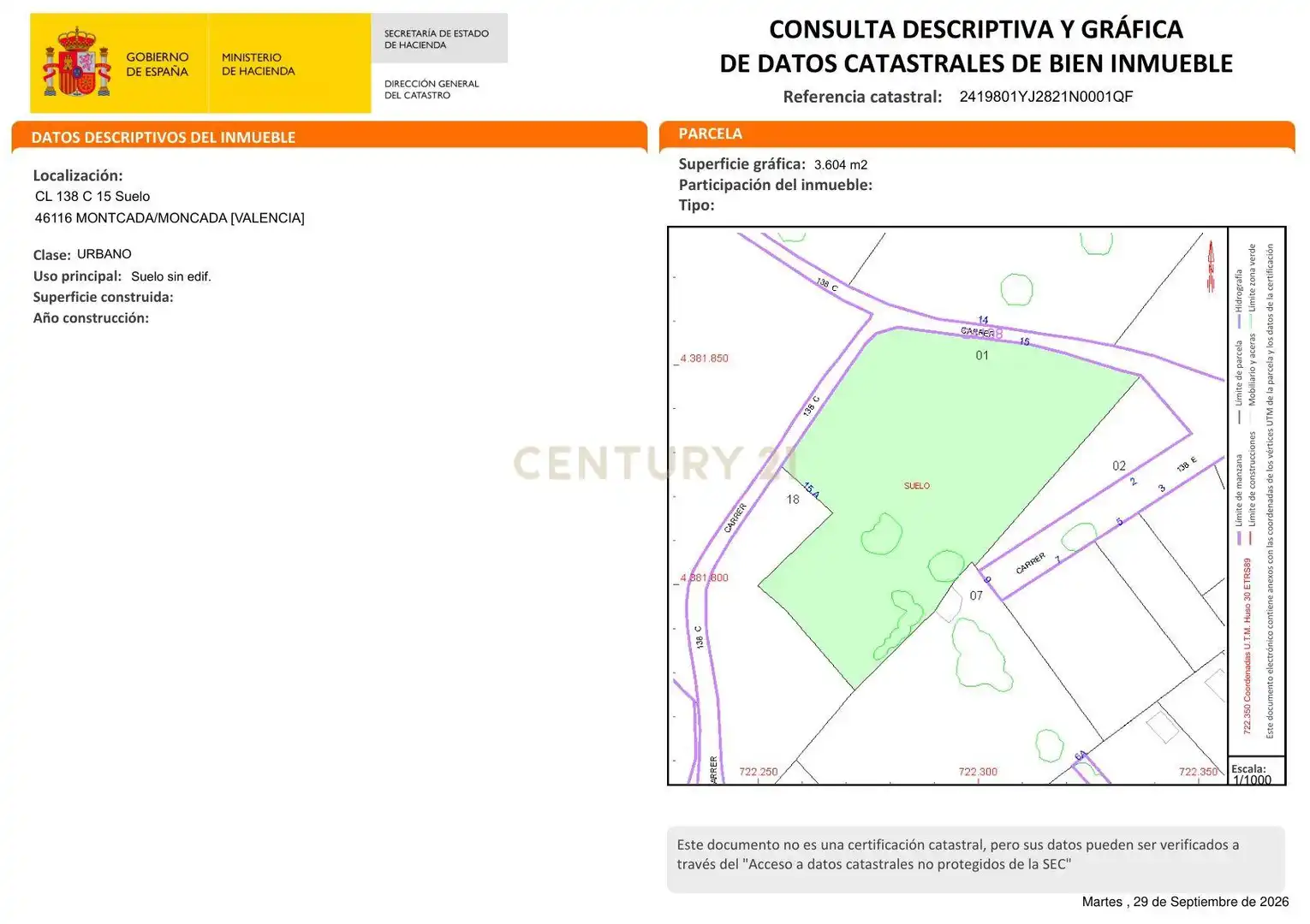 Terreny residencial en venda a Masías, Spain, imagen 11