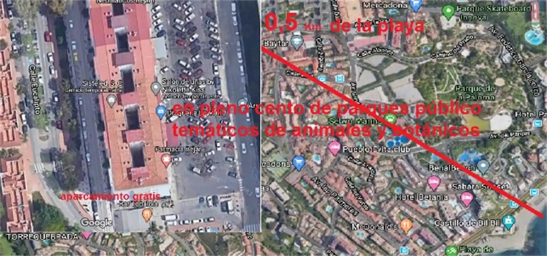 Aparcament de Planta baixa en venda en Benalmádena amb Aire condicionat