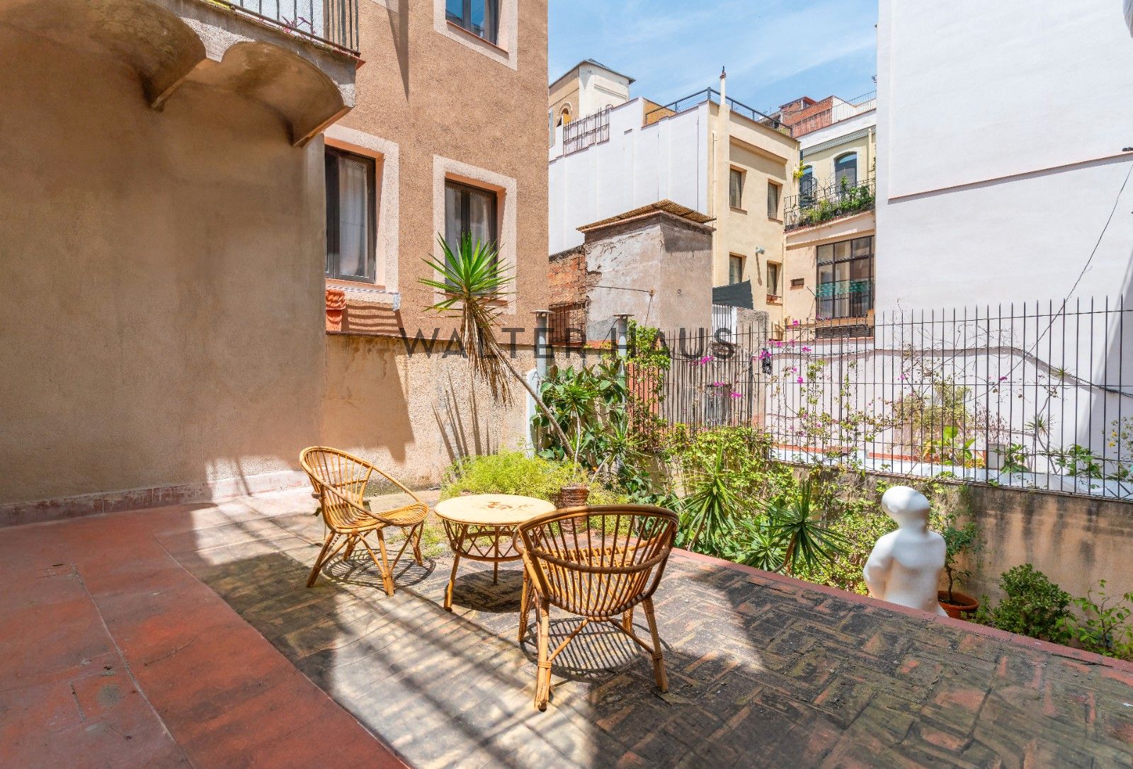Terrace of Flat for sale in  Barcelona Capital  with Air Conditioner, Heating and Parquet flooring