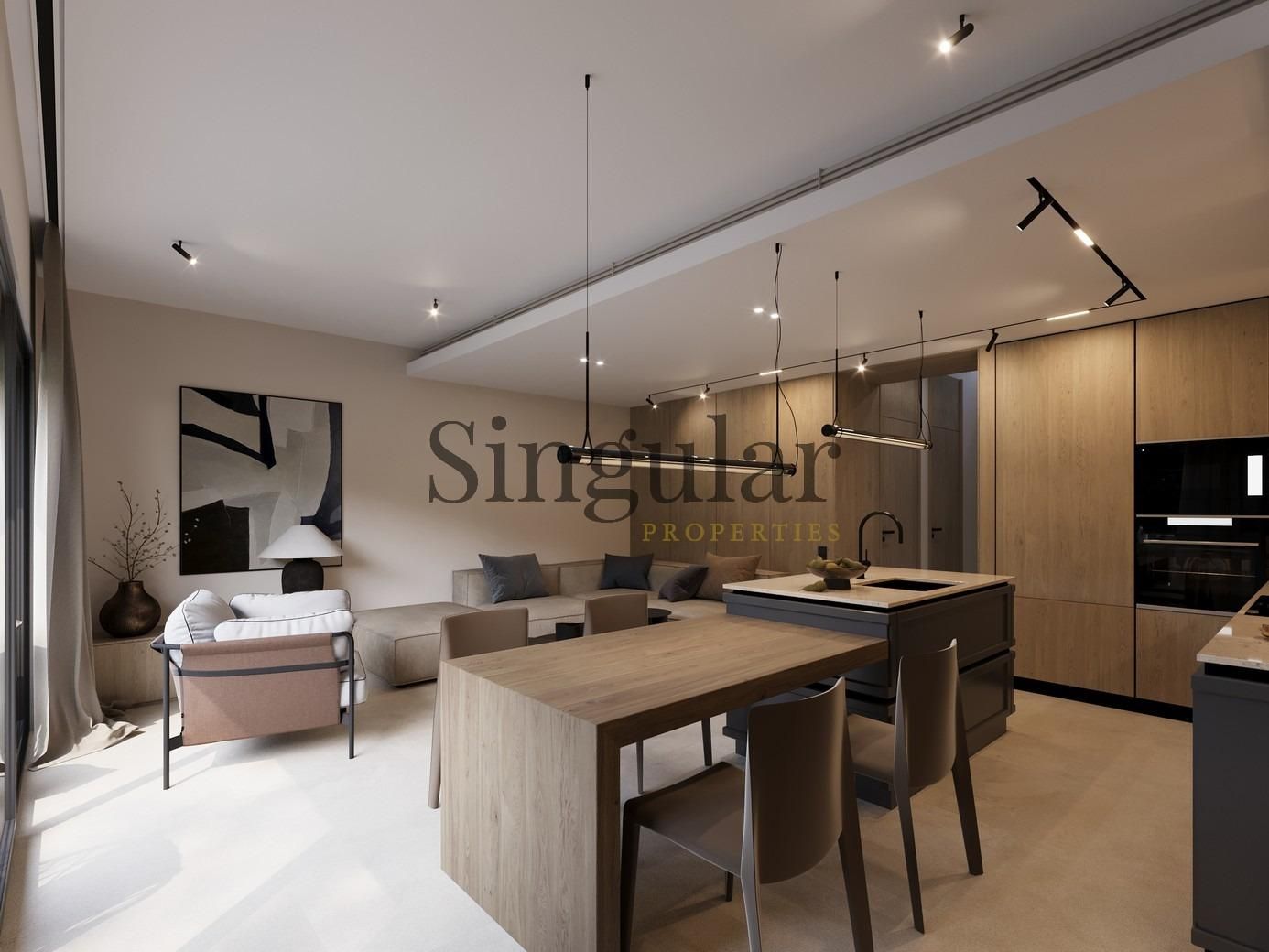 Wohnzimmer von Einfamilien-Reihenhaus zum Verkauf in Castell d'Aro, Platja d'Aro i s'Agaró mit Privatgarten, Terrasse und Gemeinschaftspool