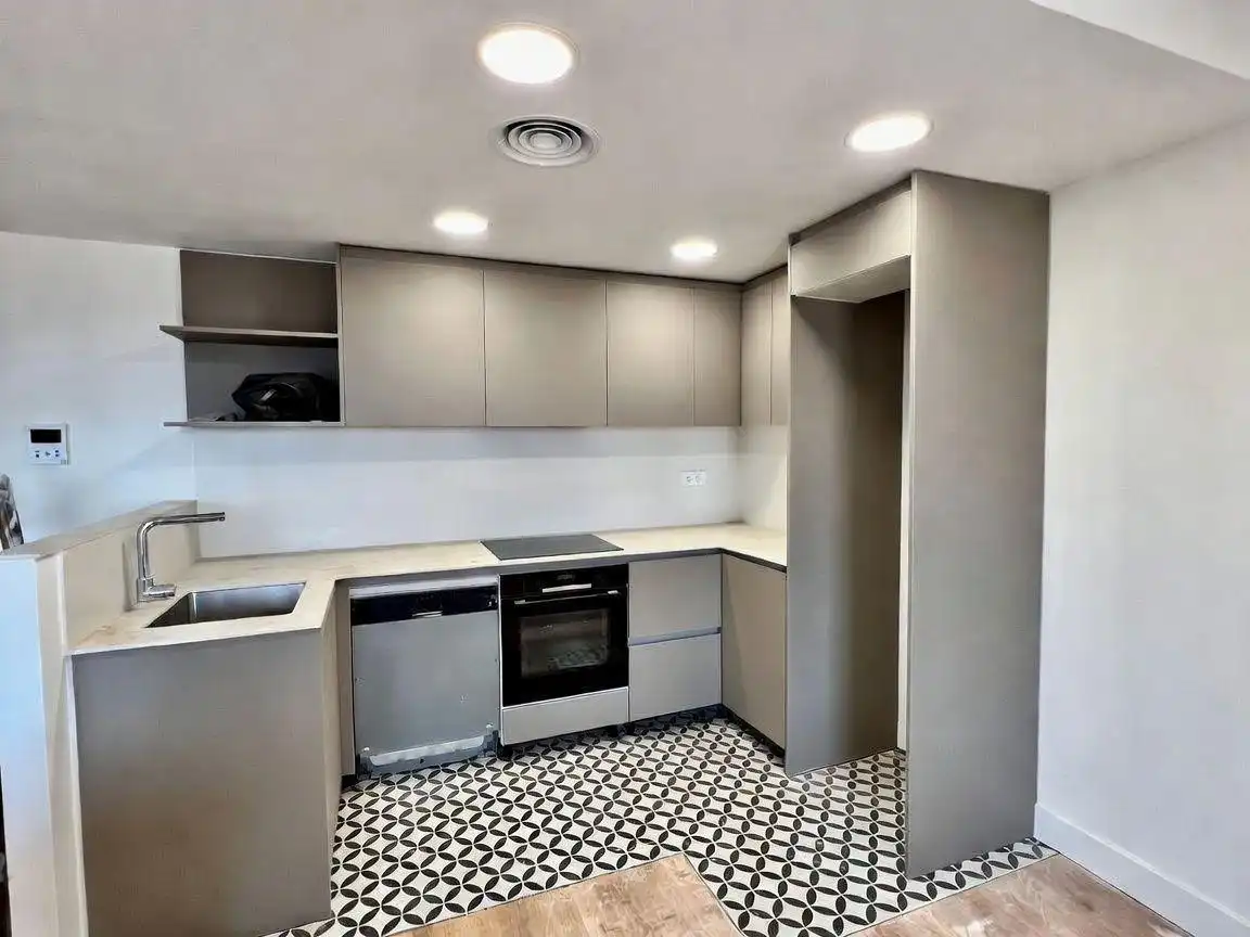 Kitchen of Flat for sale in Sabadell  with Air Conditioner, Heating and Terrace