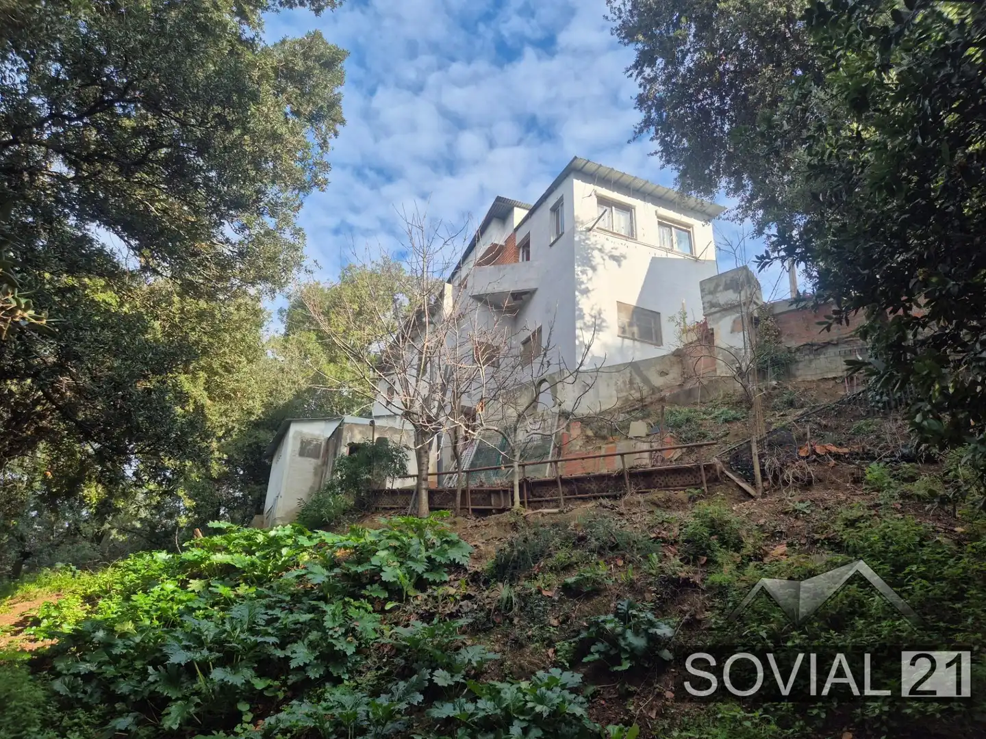 Vista exterior de Casa o chalet en venta en  Barcelona Capital con Jardín privado y Terraza