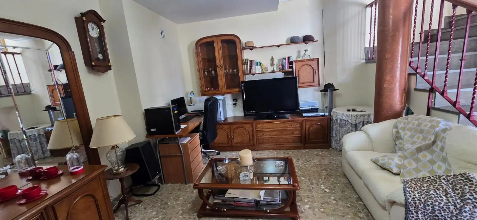 Sala d'estar de Casa o xalet en venda en El Puerto de Santa María amb Aire condicionat, Jardí privat i Terrassa