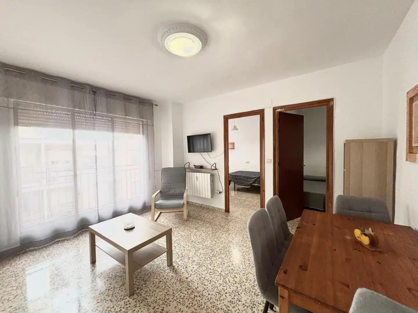 Living room of Flat for rent in Granada  with Heating, Furnished and Oven