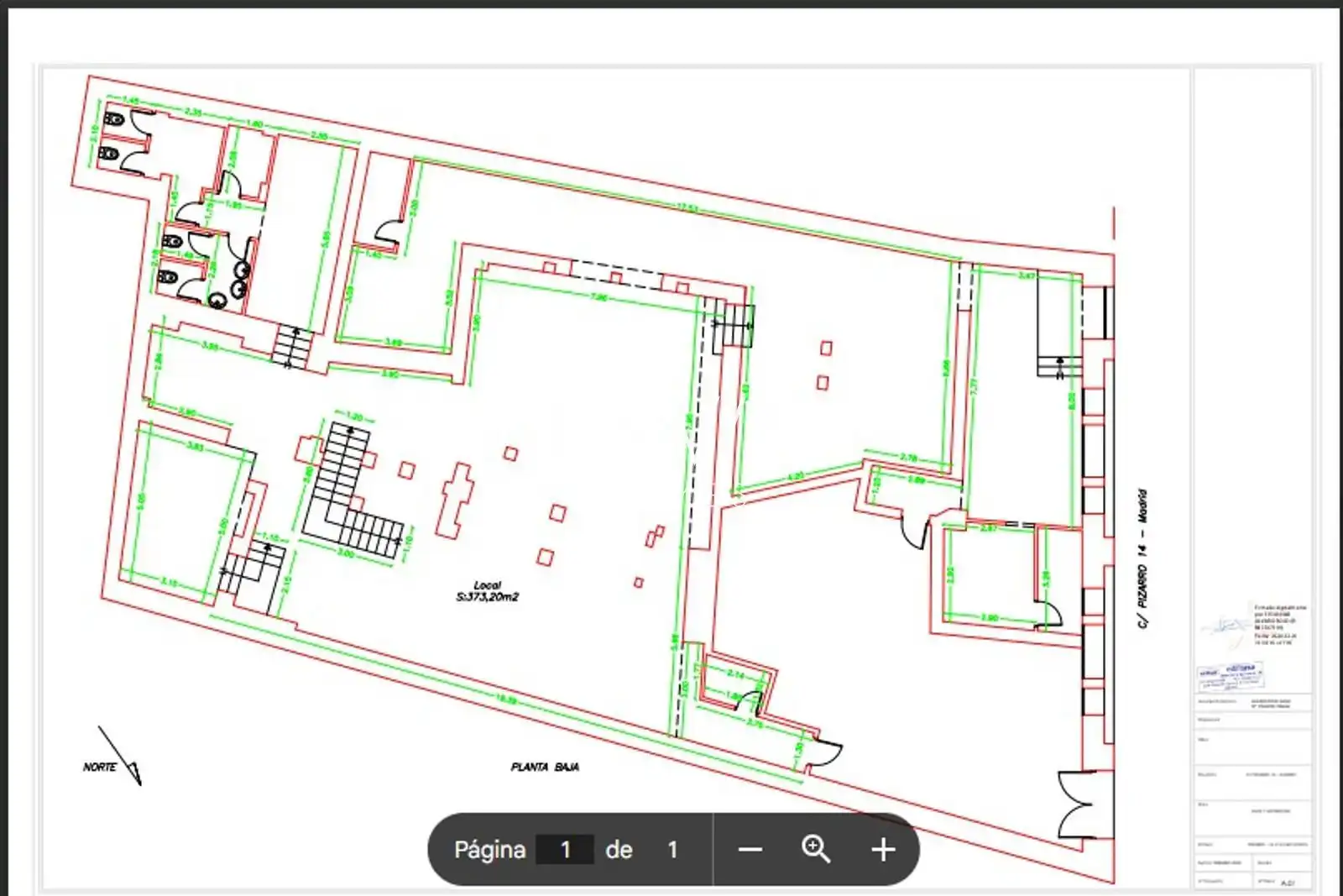 Gewerbefläche zum Verkauf in Pizarro 14, imagen 4