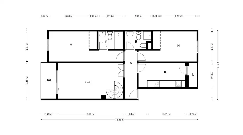 Dúplex en venta en Molina de Segura