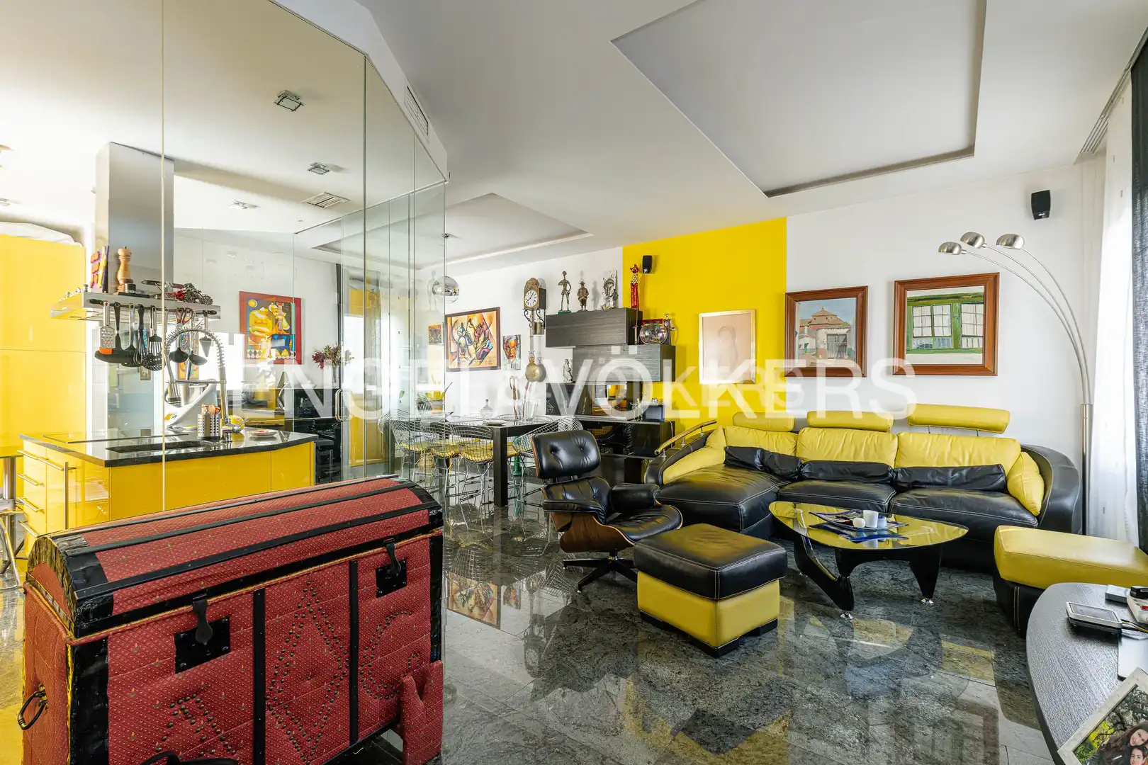 Sala de estar de Ático en venta en Madrid con Aire acondicionado, Calefacción y Terraza