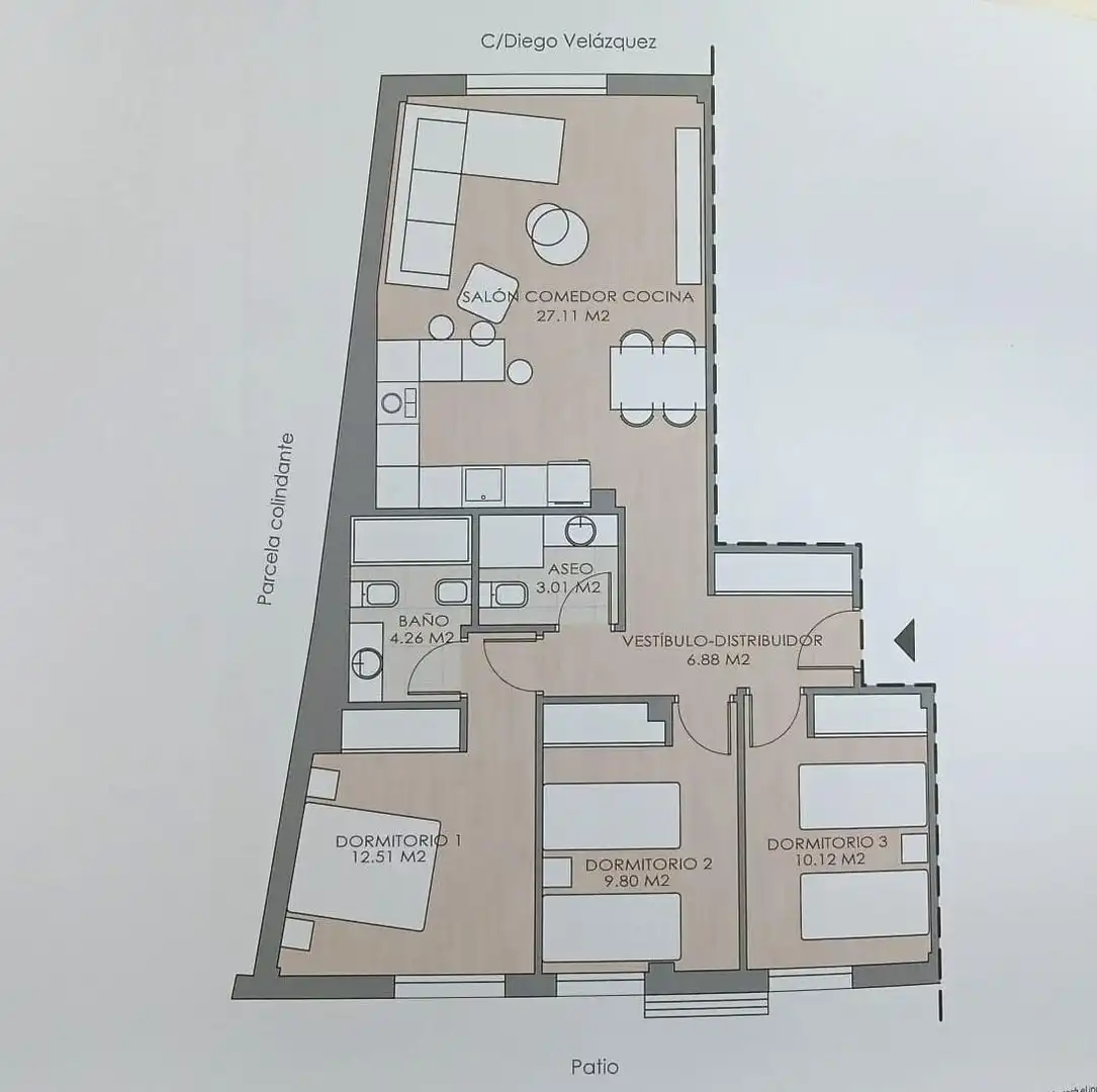Flat with lift for sale in Calle de Diego Velázquez 4, imagen 7