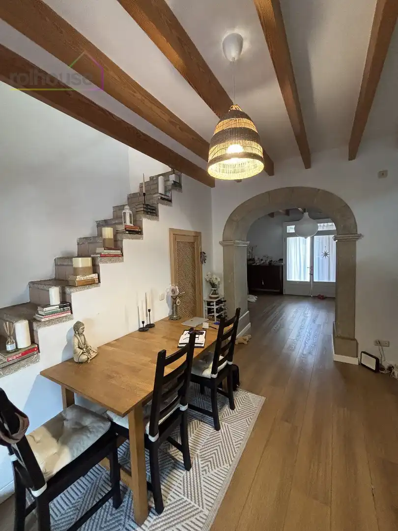 Dining room of Country homes for rent in Binissalem  with Air Conditioner, Parquet flooring and Terrace