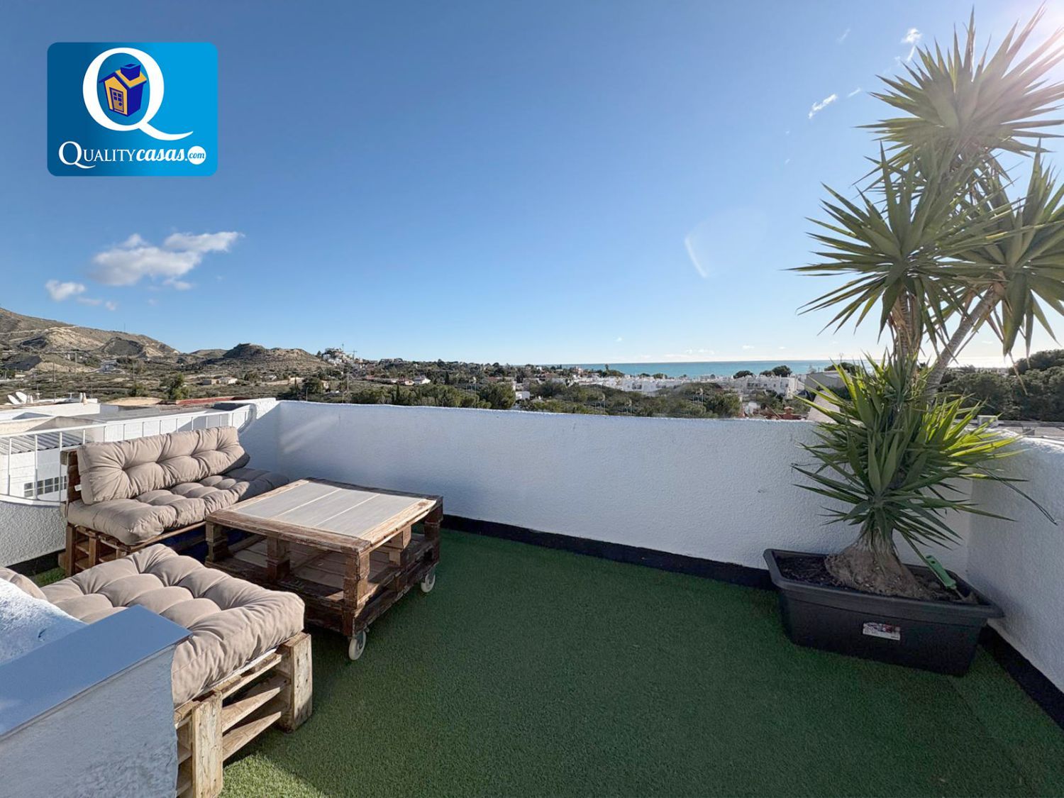 Terrace of House or chalet for sale in El Campello  with Air Conditioner, Terrace and Community pool