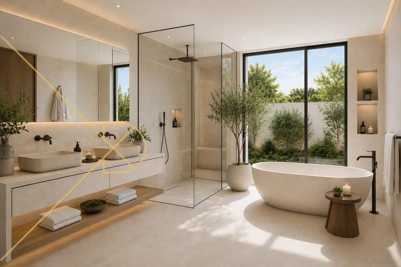 Baño de Casa o chalet en venta en Esplugues de Llobregat con Aire acondicionado, Calefacción y Jardín privado
