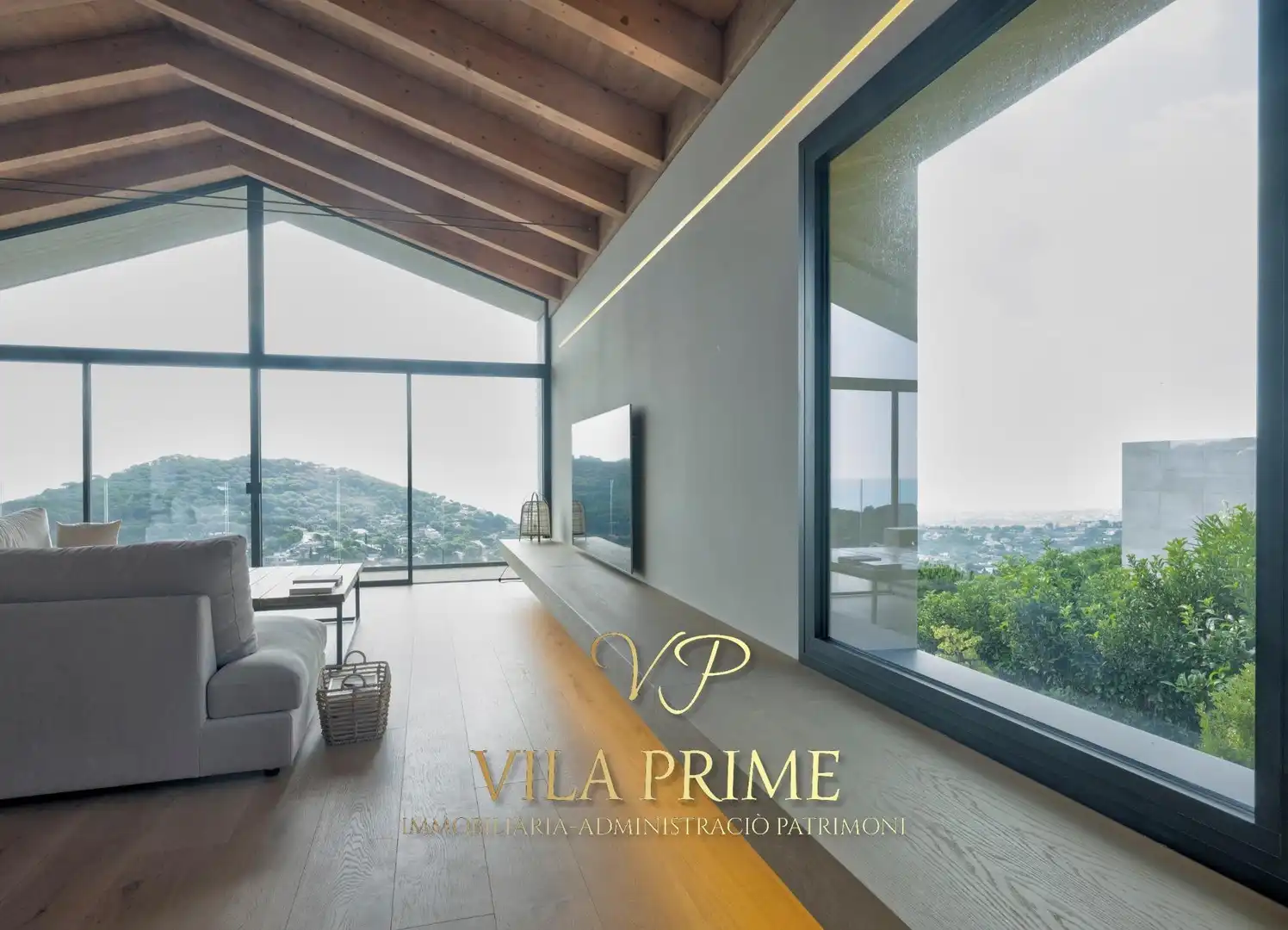 Living room of Houses for sale in Cabrils  with Air Conditioner, Heating and Private garden