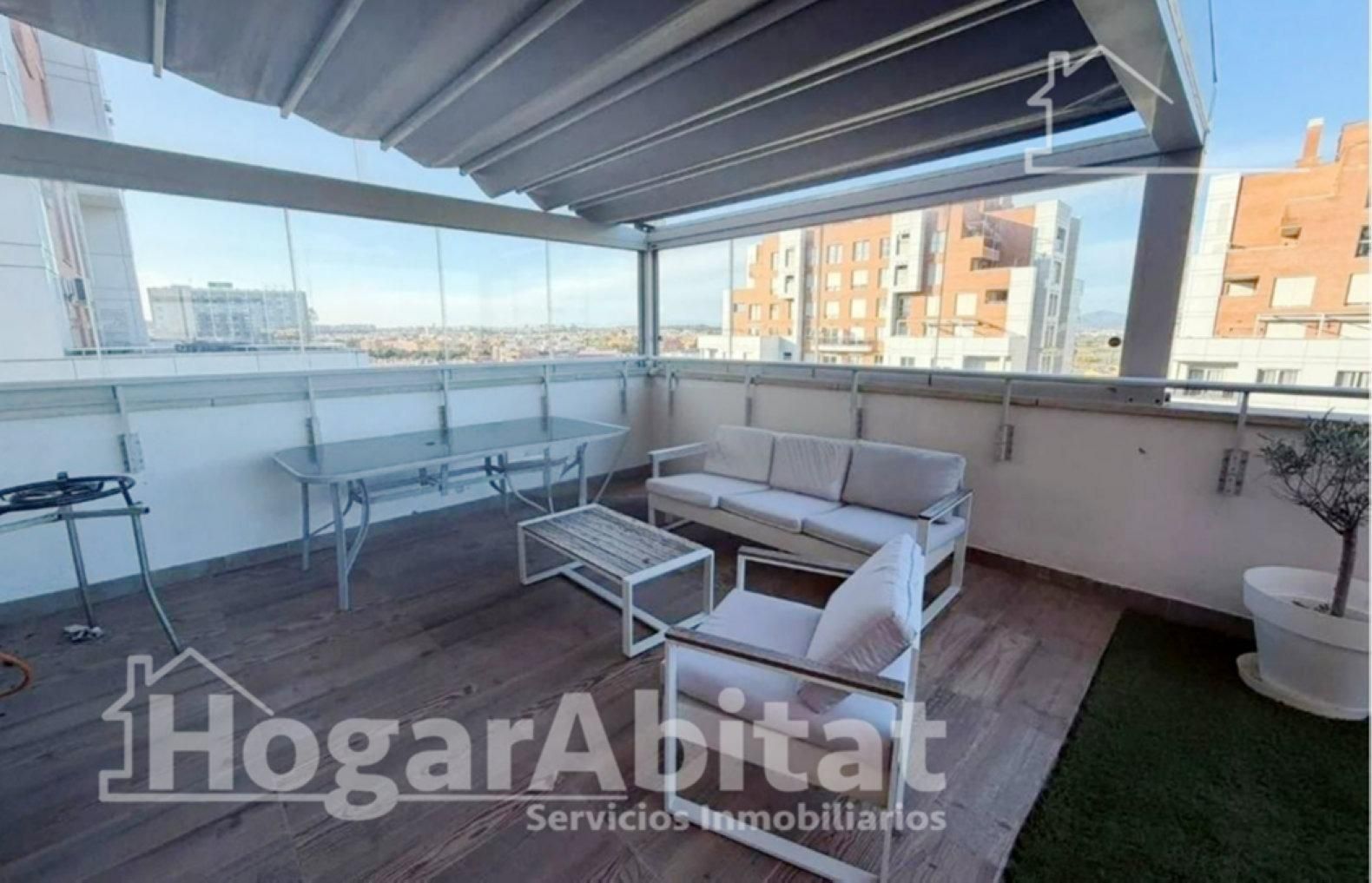 Terraza de Ático en venta en Burjassot con Aire acondicionado, Terraza y Trastero