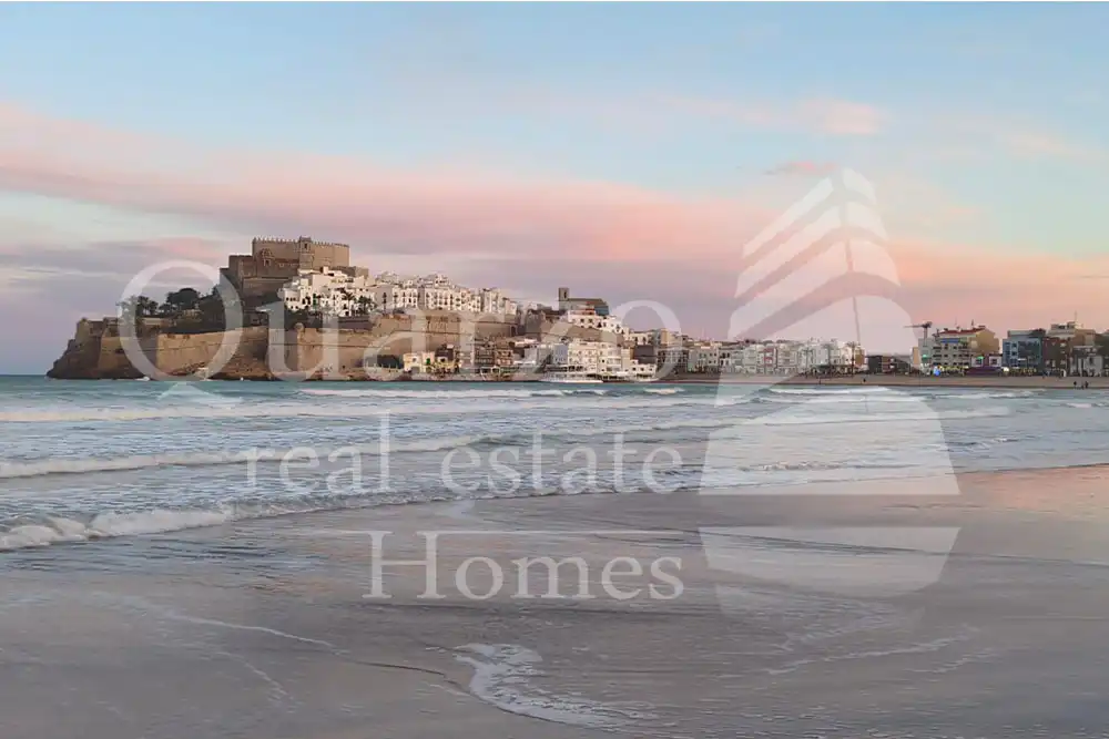 Vista exterior de Apartamento en venta en Peñíscola / Peníscola con Aire acondicionado, Calefacción y Amueblado