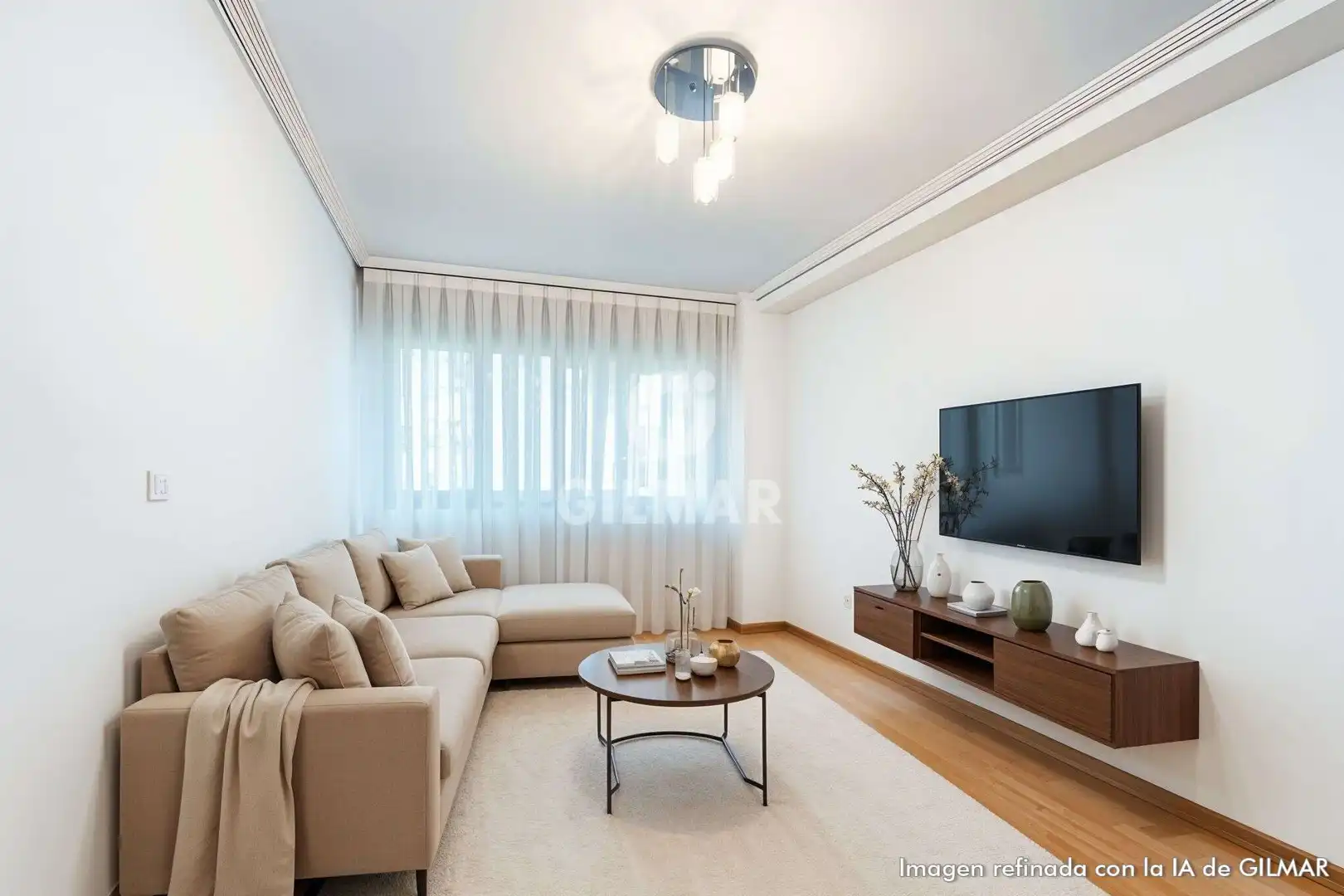 Sala de estar de Piso en venta en Madrid con Calefacción, Jardín privado y Trastero