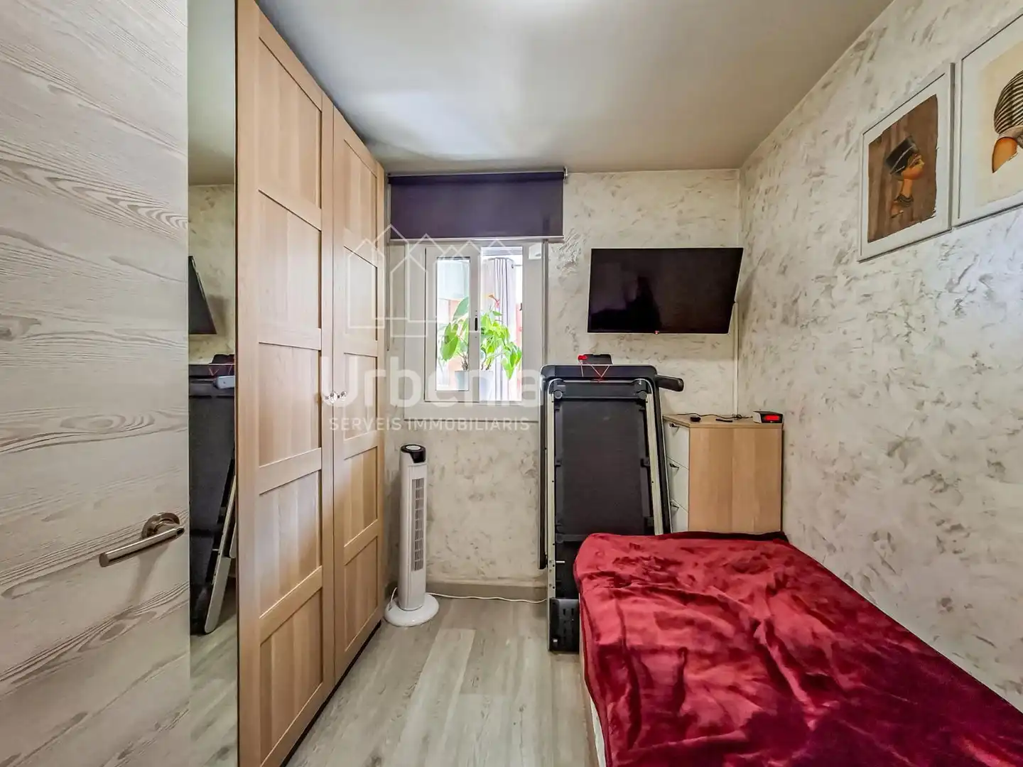 Schlafzimmer von Wohnung zum Verkauf in Mataró mit Klimaanlage, Heizung und Terrasse
