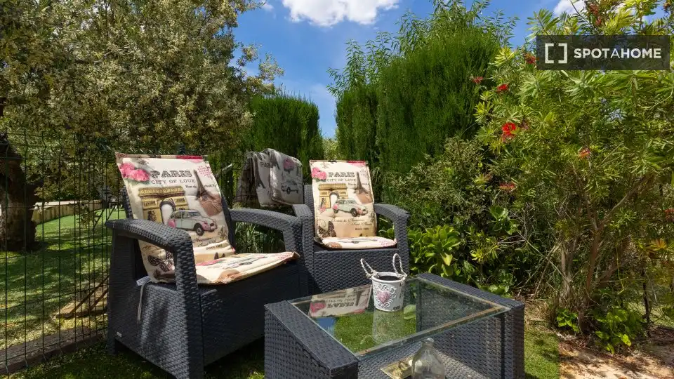 Terrace of Apartments for share in Muro de Alcoy  with Air Conditioner, Terrace and Furnished