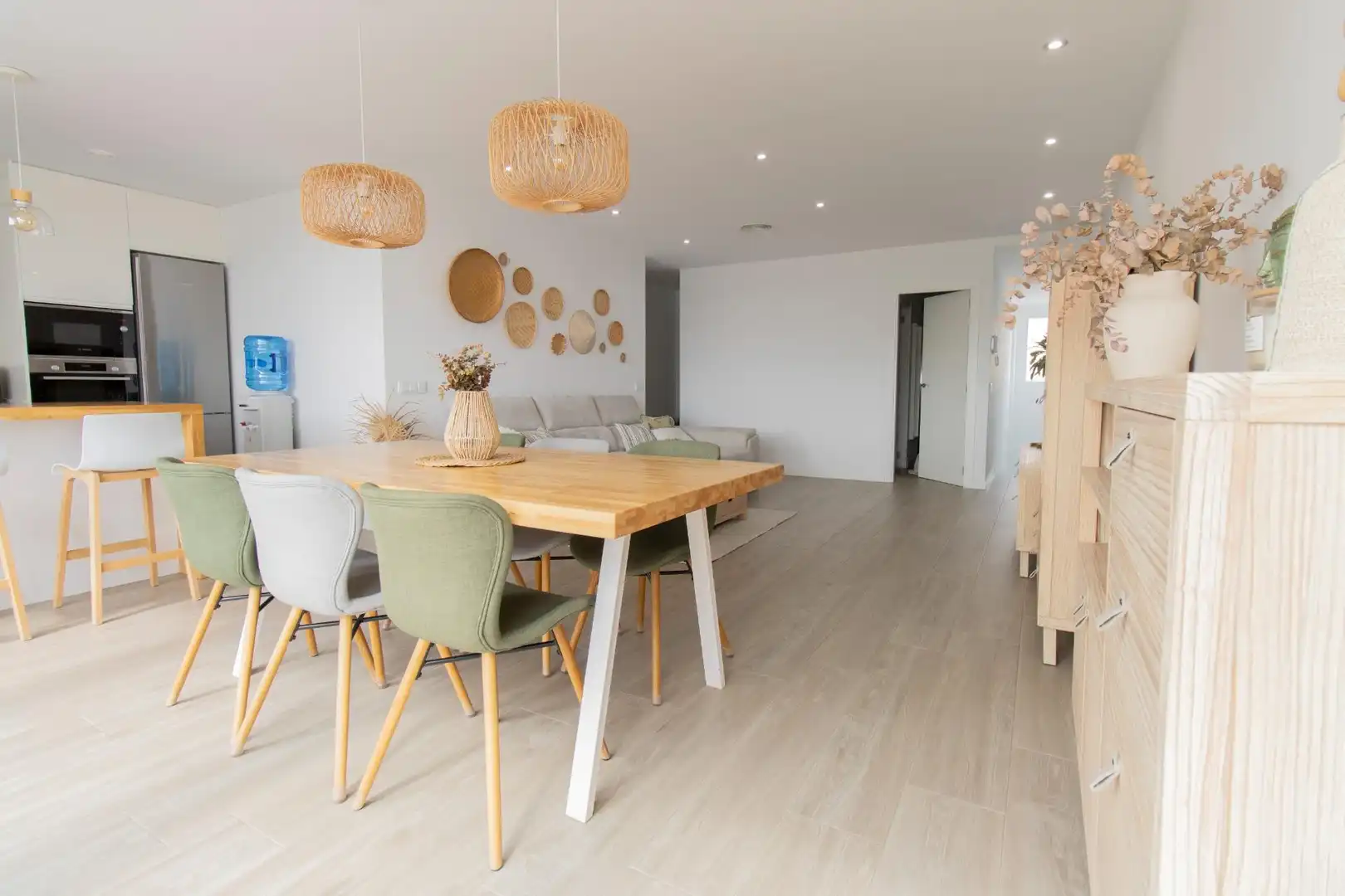 Dining room of Attic for sale in Rafelbuñol / Rafelbunyol  with Air Conditioner, Terrace and Storage room