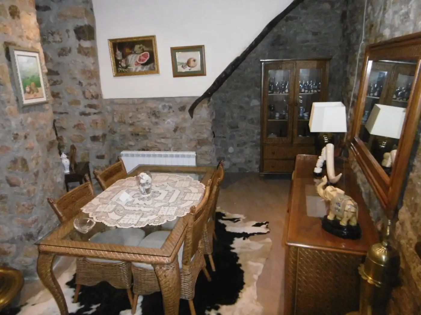 Comedor de Finca rústica en venta en Alfara de Carles con Calefacción, Jardín privado y Terraza