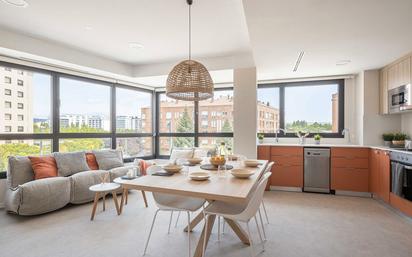 Dining room of Flat to share in  Pamplona / Iruña  with Air Conditioner, Heating and Furnished