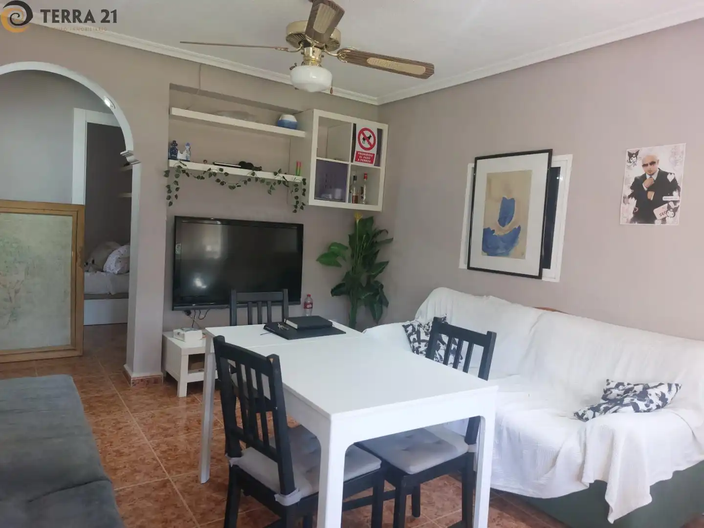 Sala de estar de Piso de alquiler en Jaén con Aire acondicionado y Jacuzzi