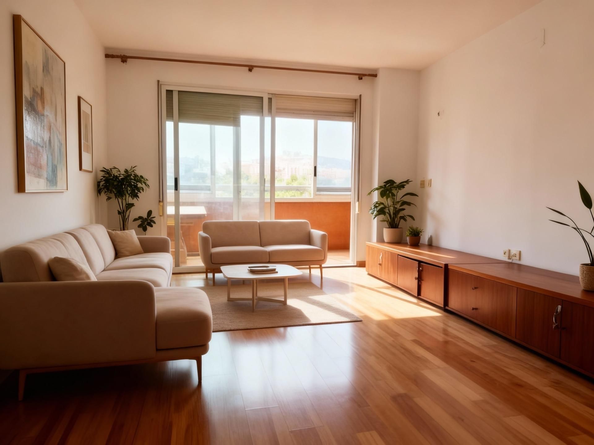 Living room of Flat for sale in Alicante / Alacant  with Air Conditioner, Private garden and Terrace