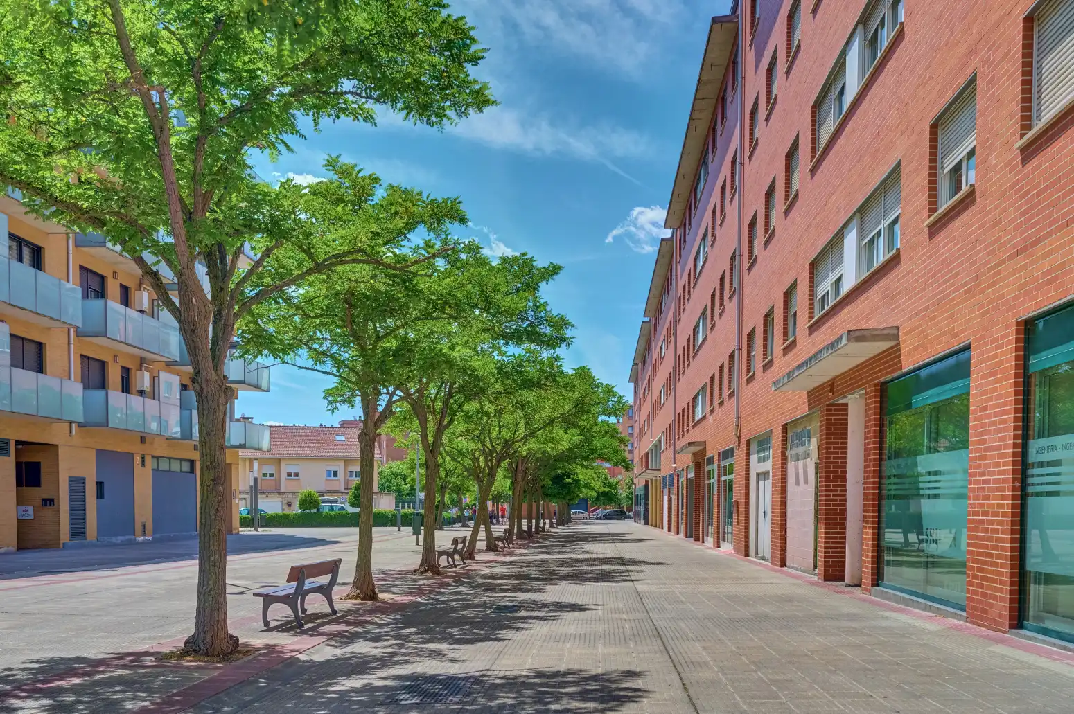 Vista exterior de Piso en venta en Ansoáin / Antsoain con Calefacción, Parquet y Trastero
