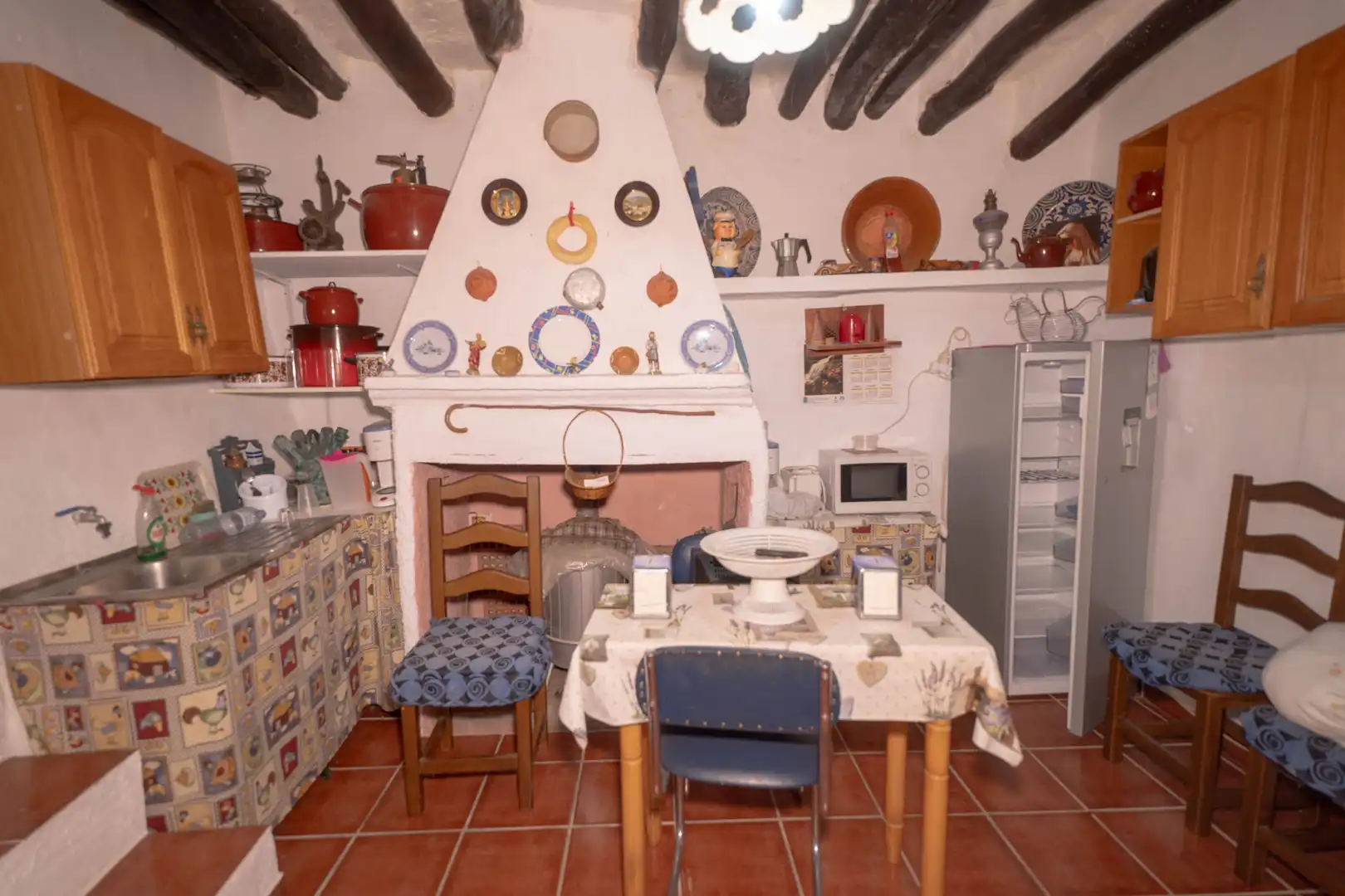 Cocina de Casa adosada en venta en Paterna del Río con Amueblado y Balcón