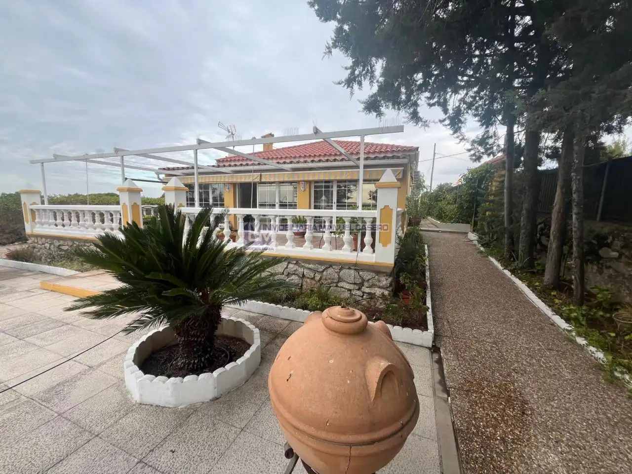 Vista exterior de Casa o chalet en venta en Casar de Cáceres con Calefacción, Jardín privado y Terraza