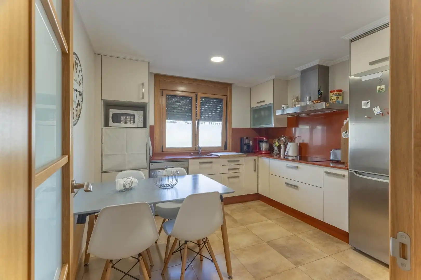 Cocina de Casa adosada en venta en Moaña con Calefacción, Terraza y Amueblado