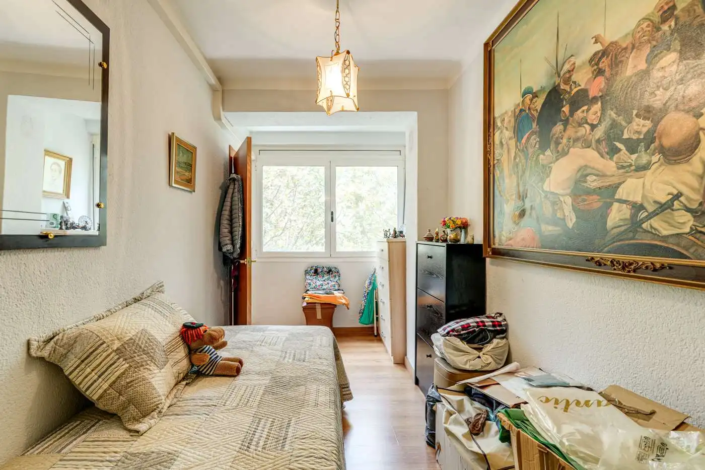 Bedroom of Flat for sale in Barcelona  with Furnished