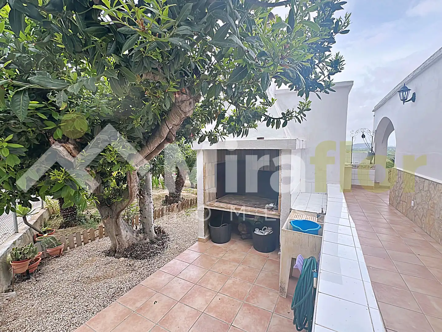 Jardín de Finca rústica en venta en Pego con Jardín privado, Terraza y Amueblado