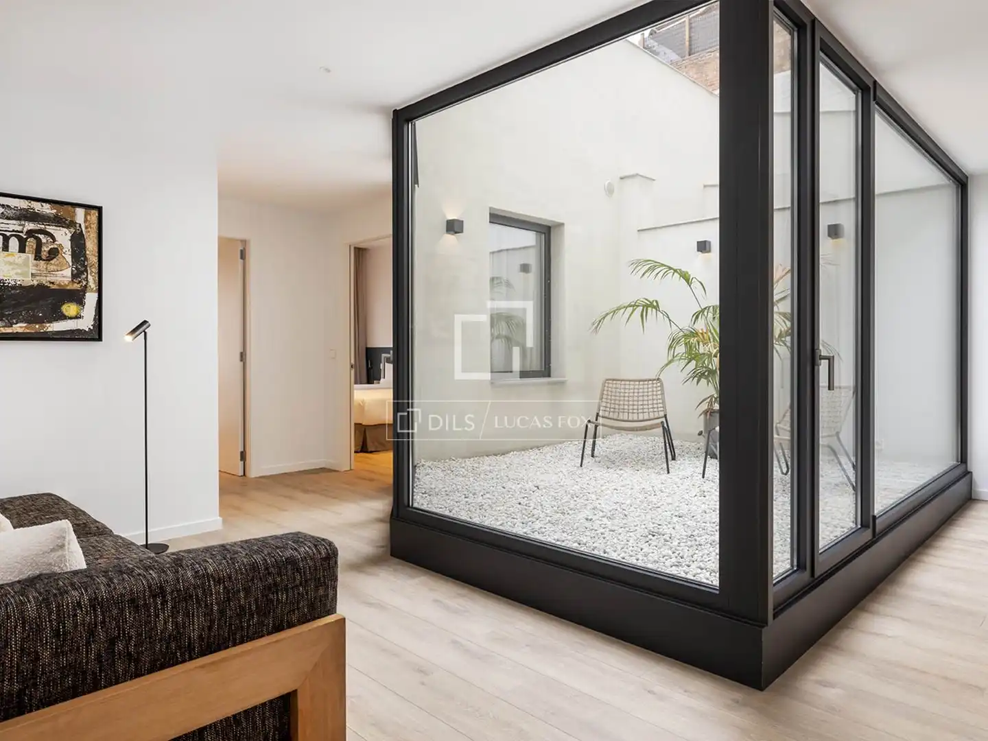 Terrace of Flat for rent in Barcelona  with Air Conditioner, Heating and Parquet flooring