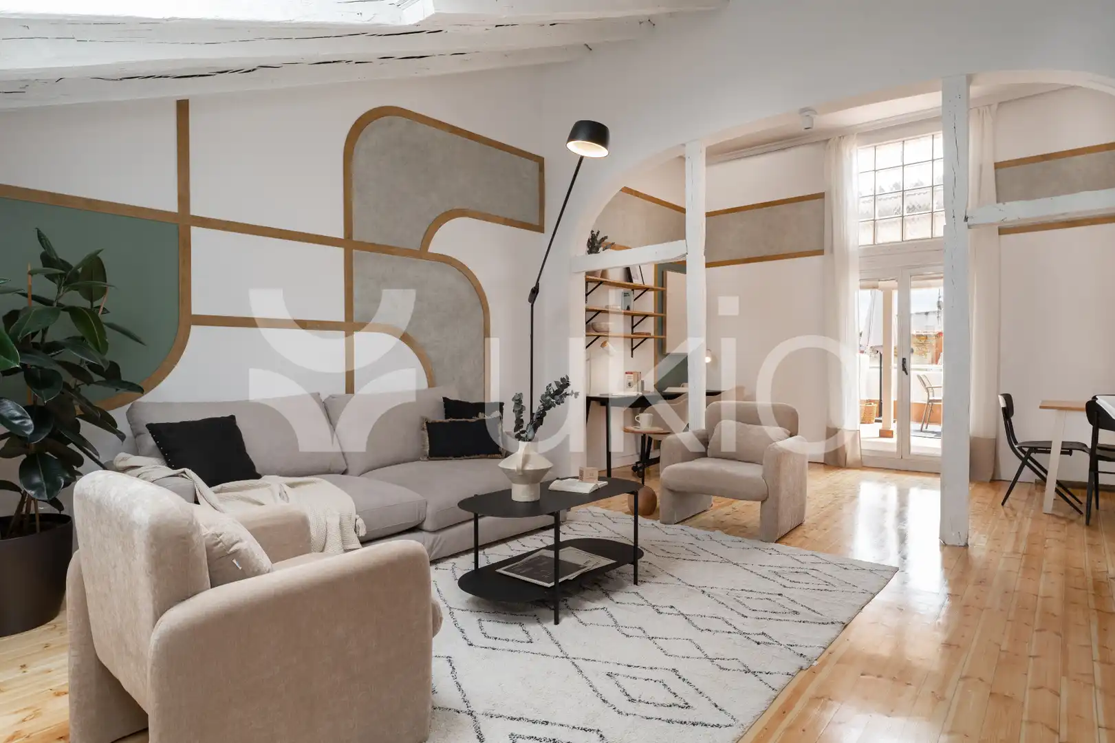 Living room of Apartments for rent in Madrid  with Air Conditioner, Heating and Terrace
