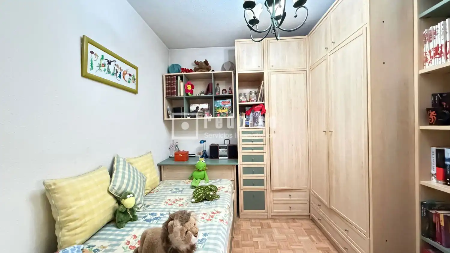 Bedroom of Flat for sale in Leganés  with Heating, Parquet flooring and Terrace