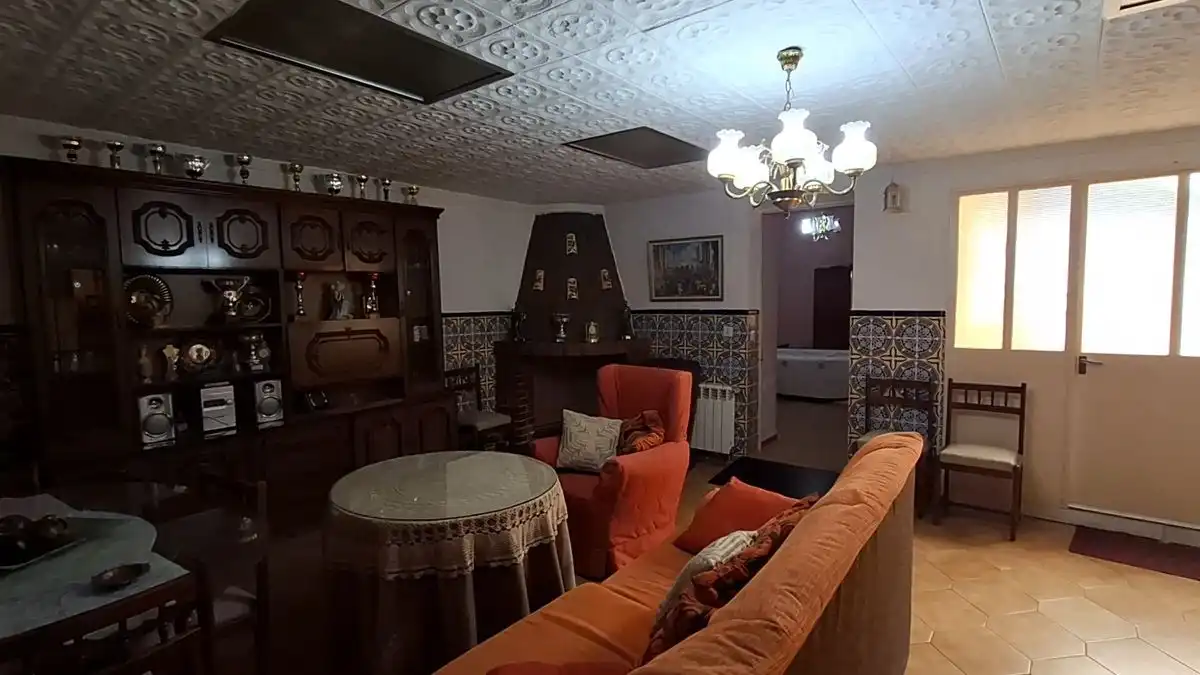 Living room of Country homes for sale in Malagón  with Heating, Private garden and Furnished