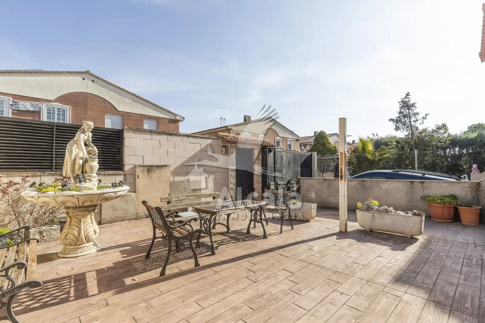 Terraza de Casa adosada en venta en Azuqueca de Henares con Aire acondicionado, Calefacción y Piscina