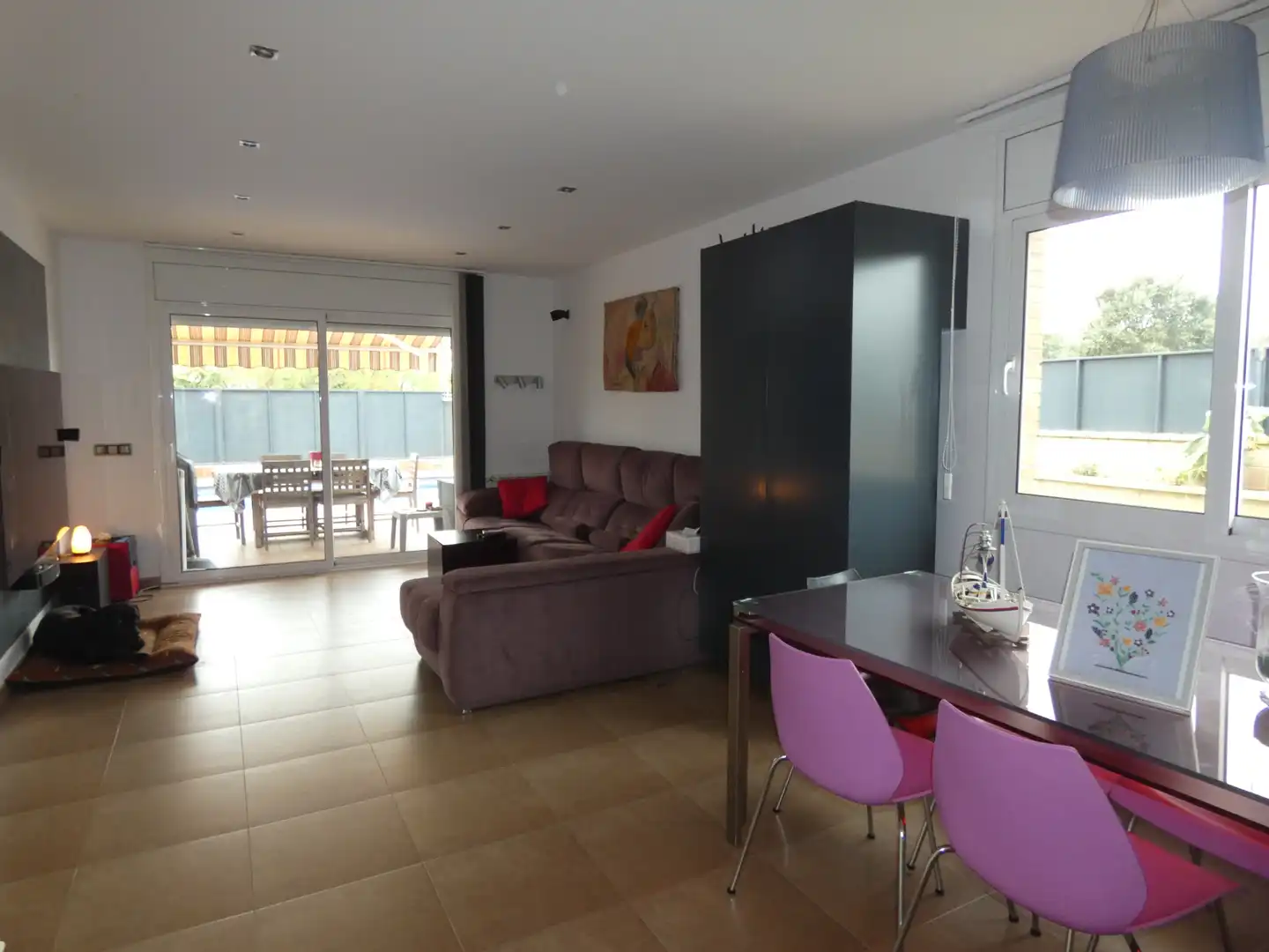Living room of Houses for sale in Llagostera  with Air Conditioner, Heating and Private garden
