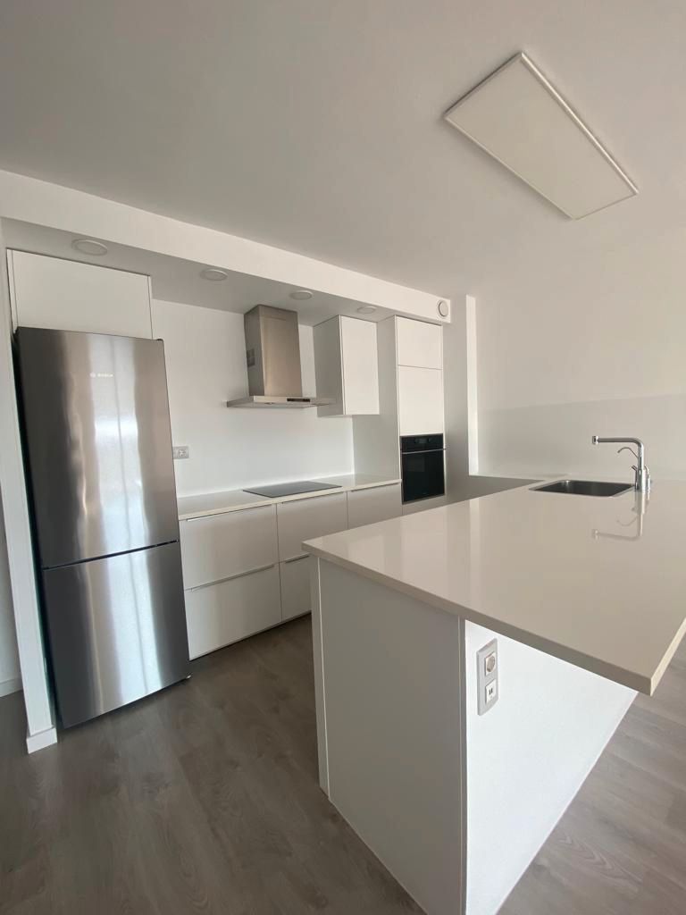 Kitchen of Flat to rent in Vilanova i la Geltrú  with Air Conditioner, Heating and Parquet flooring