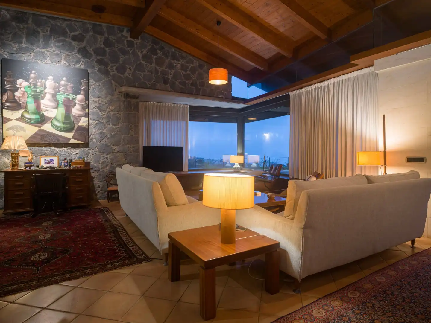 Sala de estar de Casa o chalet en venta en Tacoronte con Calefacción, Jardín privado y Terraza