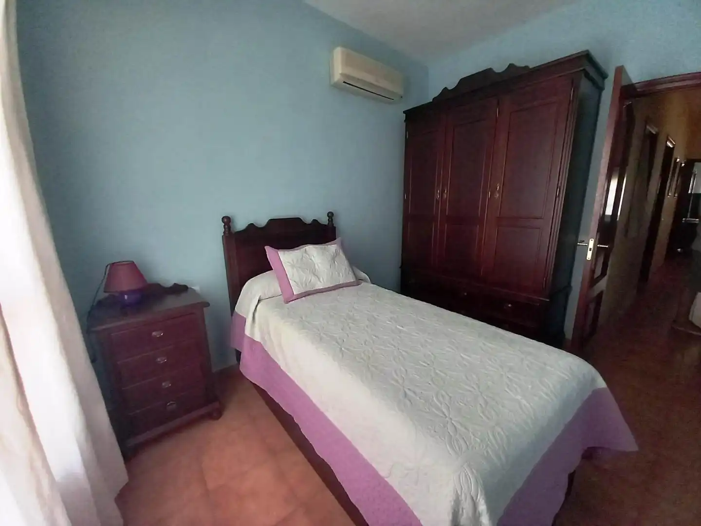 Bedroom of Houses for sale in El Pedroso  with Air Conditioner, Terrace and Storage room