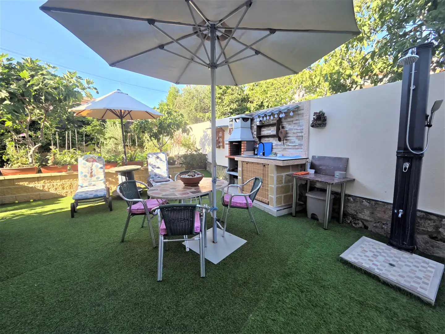 Terrace of Detached homes for sale in Navalagamella  with Air Conditioner, Heating and Private garden