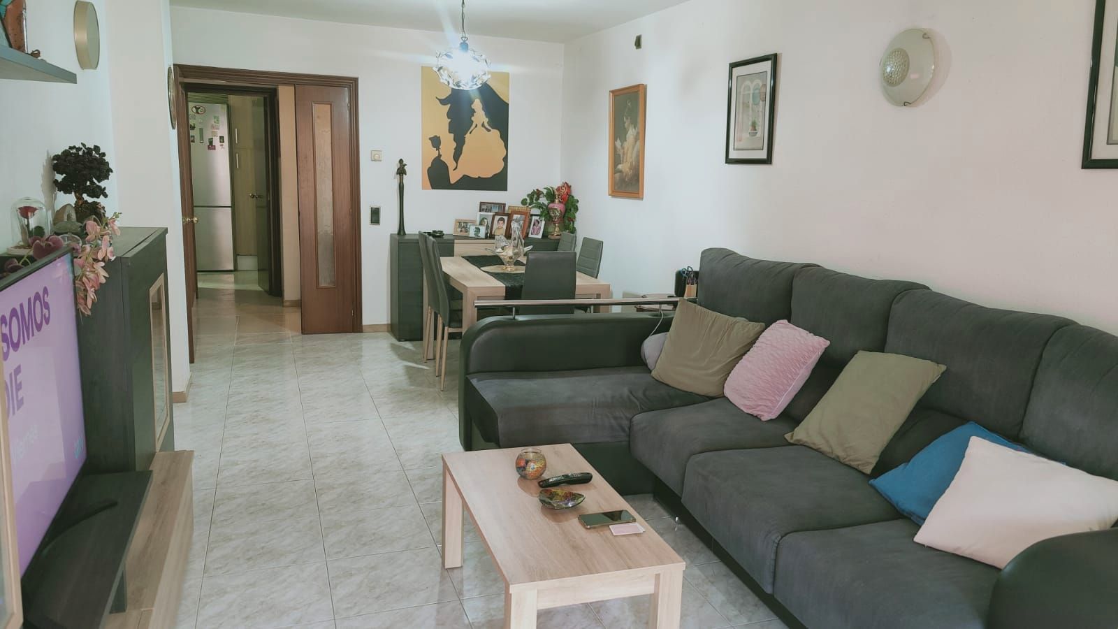 Living room of Flat for sale in Salou  with Heating, Terrace and Furnished