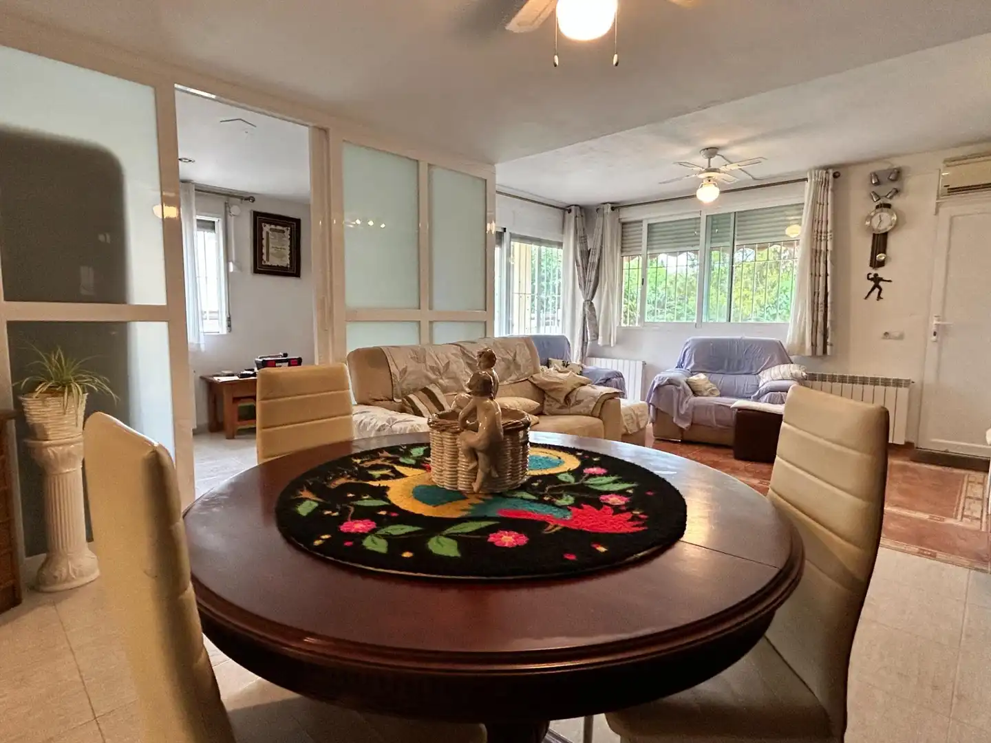 Living room of Houses for sale in Beniarjó  with Air Conditioner, Heating and Terrace