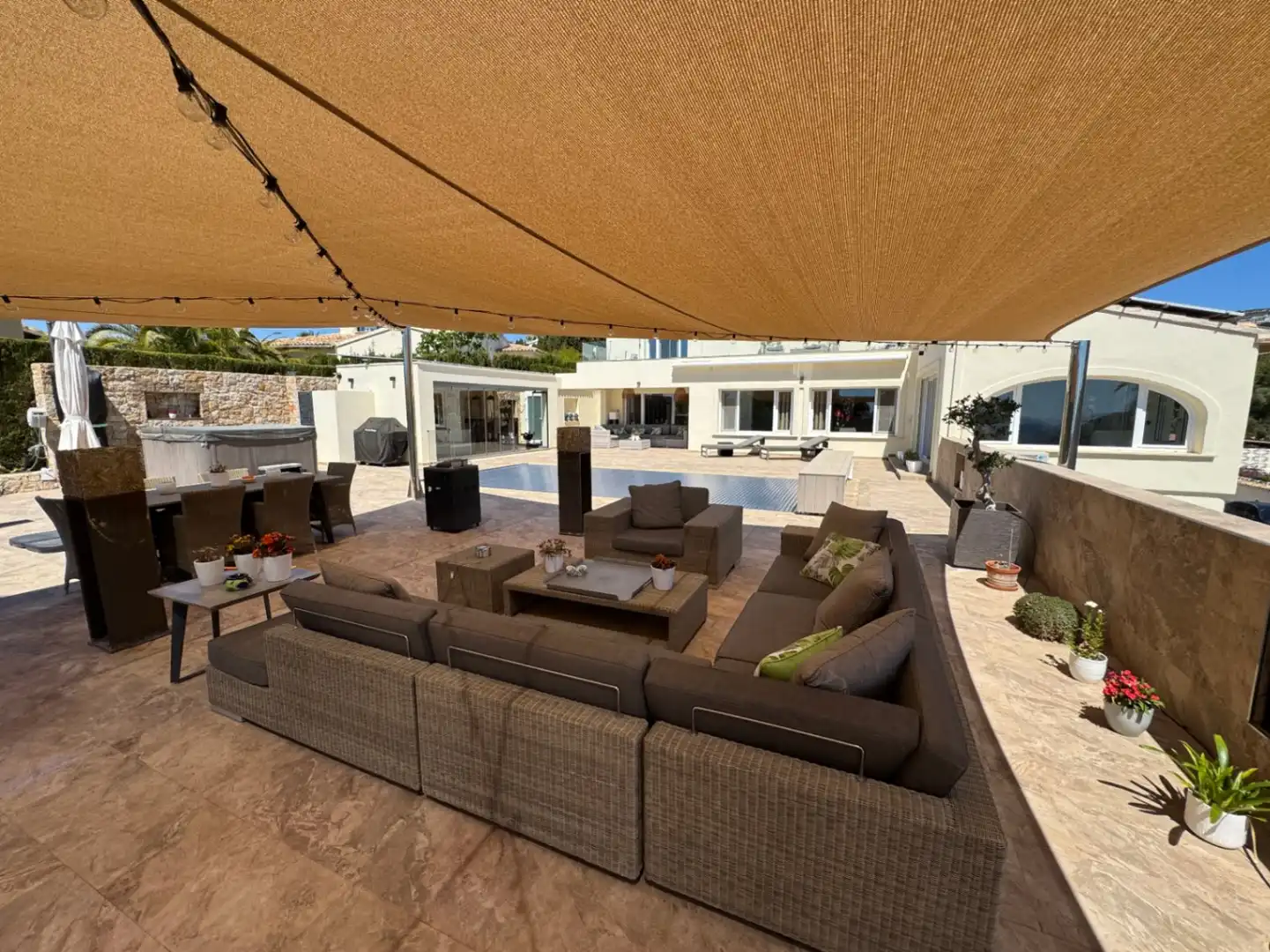 Terrace of Houses for sale in Moraira  with Air Conditioner, Heating and Private garden