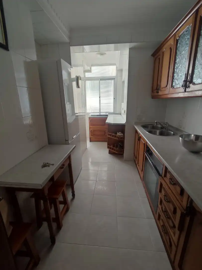 Kitchen of Flat for rent in Málaga  with Heating, Terrace and Furnished