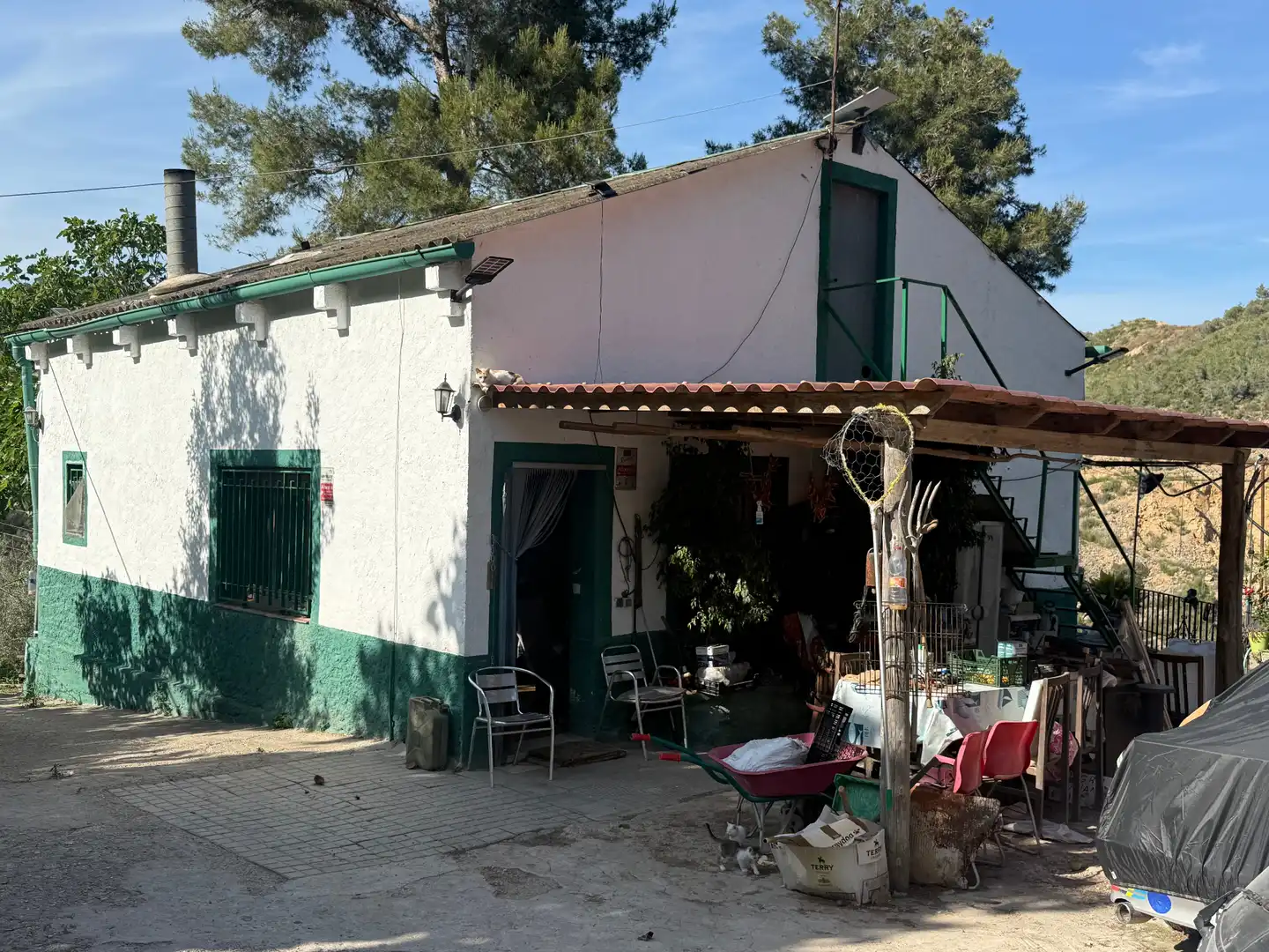 Vista exterior de Finca rústica en venta en Sitges con Aire acondicionado, Terraza y Piscina